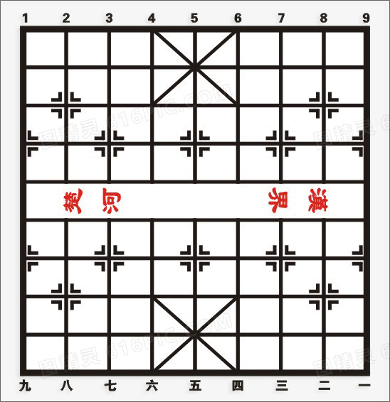 棋盤的外貌