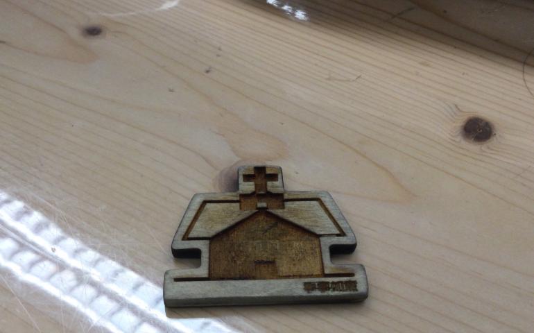（圖2）礦山教堂磁石貼